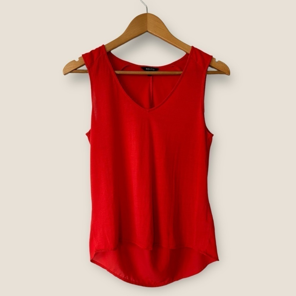 RW&CO. Red Camisole Top